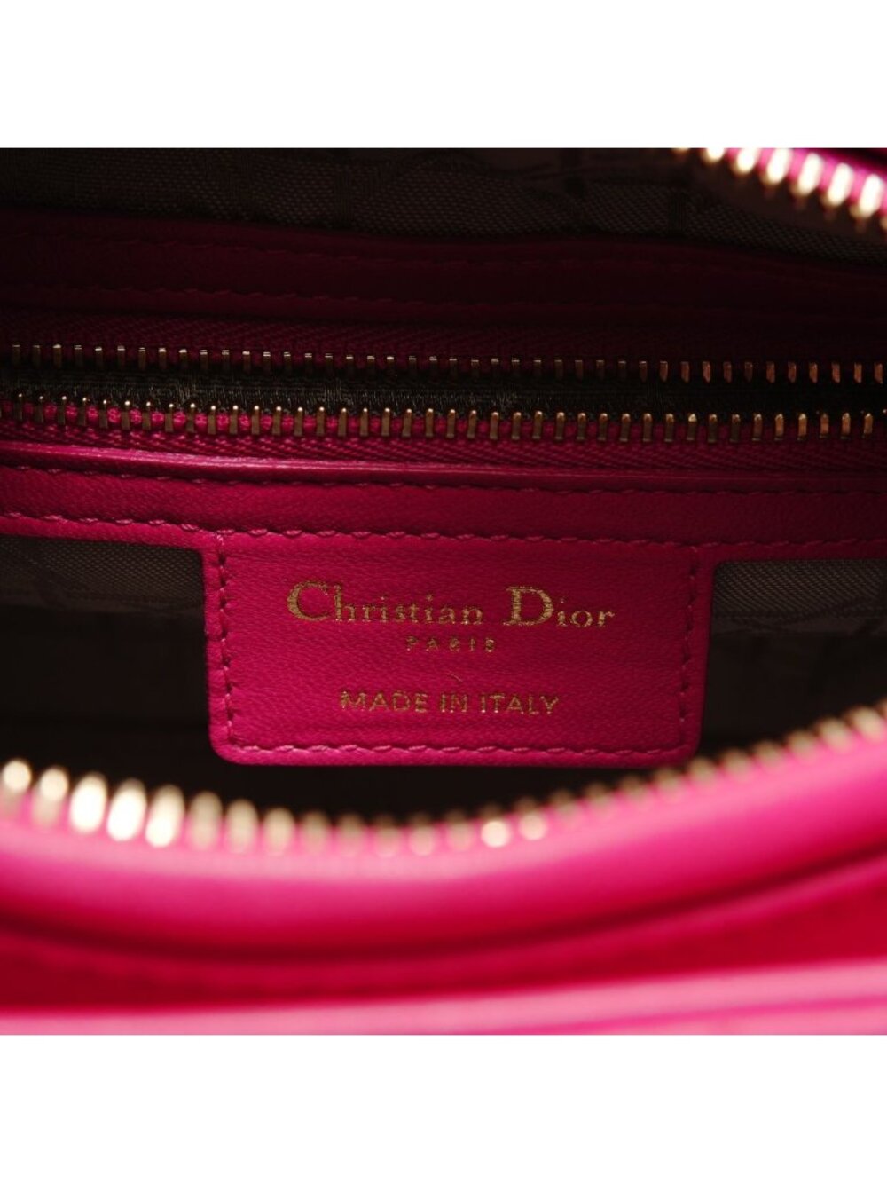 Dior Shoulder Bag Lady Gold - Picture 9 of 10